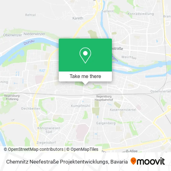 Карта Chemnitz Neefestraße Projektentwicklungs