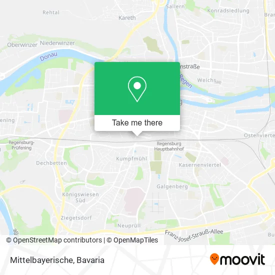 Карта Mittelbayerische