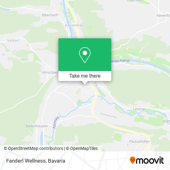 Fanderl Wellness map