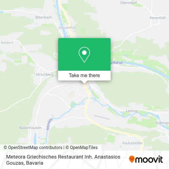 Meteora Griechisches Restaurant Inh. Anastasios Gouzas map