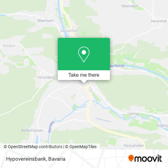 Hypovereinsbank map