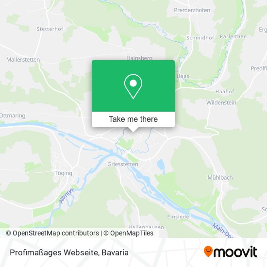 Profimaßages Webseite map