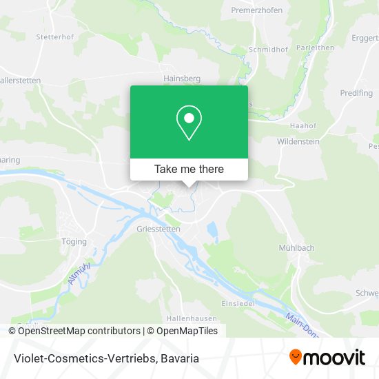 Карта Violet-Cosmetics-Vertriebs