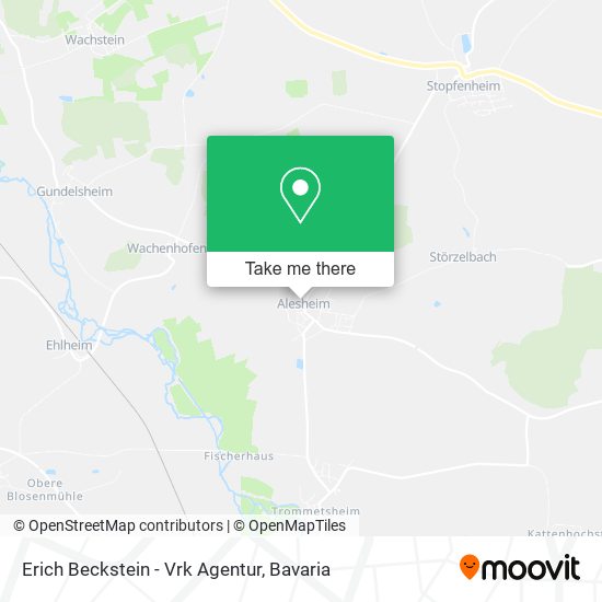 Erich Beckstein - Vrk Agentur map