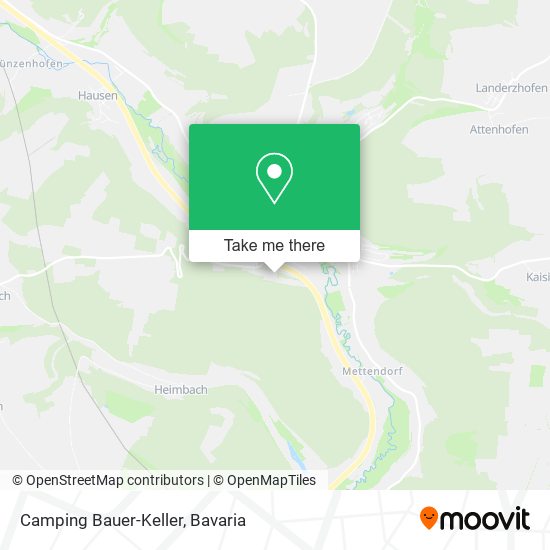 Camping Bauer-Keller map