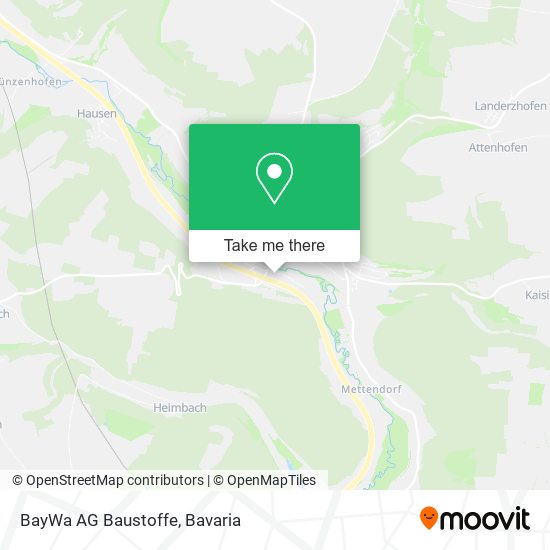 BayWa AG Baustoffe map