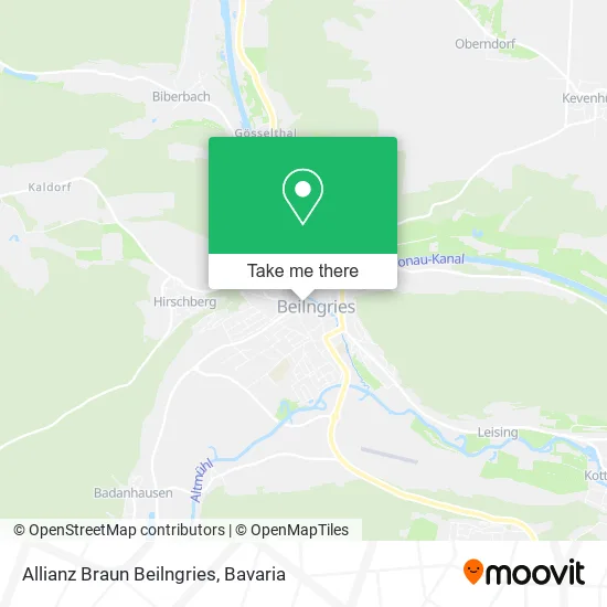 Карта Allianz Braun Beilngries