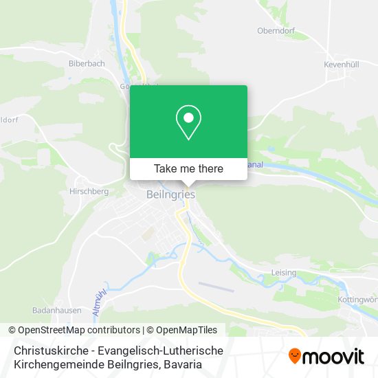 Christuskirche - Evangelisch-Lutherische Kirchengemeinde Beilngries map