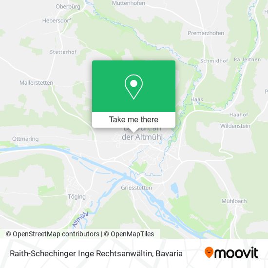 Raith-Schechinger Inge Rechtsanwältin map