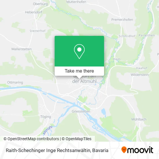 Карта Raith-Schechinger Inge Rechtsanwältin