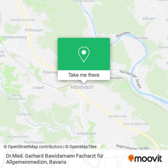 Dr.Med. Gerhard Bawidamann Facharzt für Allgemeinmedizin map