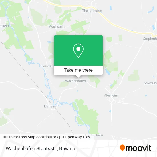 Карта Wachenhofen Staatsstr.