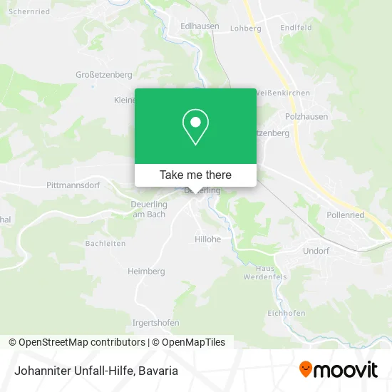 Карта Johanniter Unfall-Hilfe
