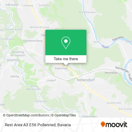 Карта Rest Area A3 E56 Pollenried