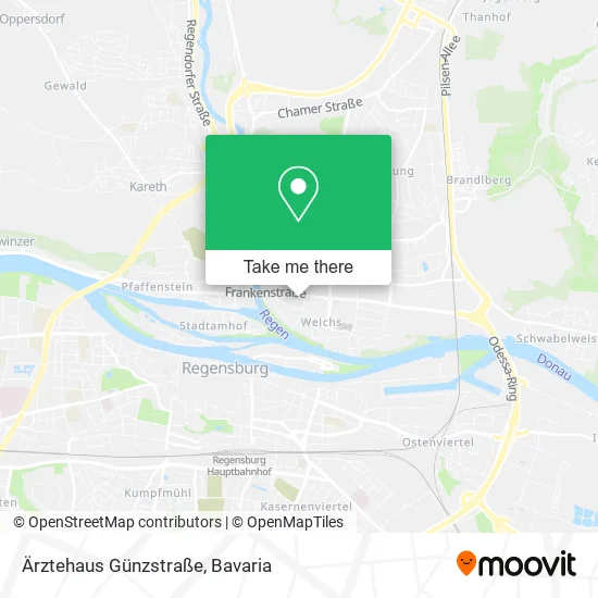 Ärztehaus Günzstraße map