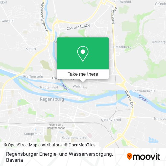 Regensburger Energie- und Wasserversorgung map