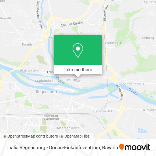 Thalia Regensburg - Donau-Einkaufszentrum map
