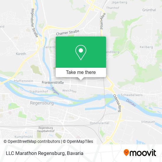 LLC Marathon Regensburg map