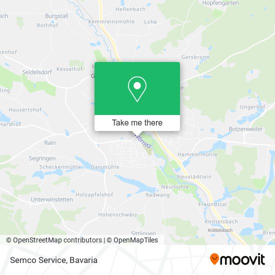 Semco Service map