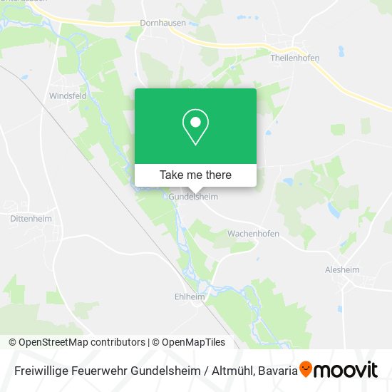 Freiwillige Feuerwehr Gundelsheim / Altmühl map