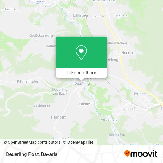 Карта Deuerling Post