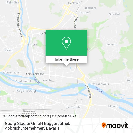Georg Stadler GmbH Baggerbetrieb Abbruchunternehmen map