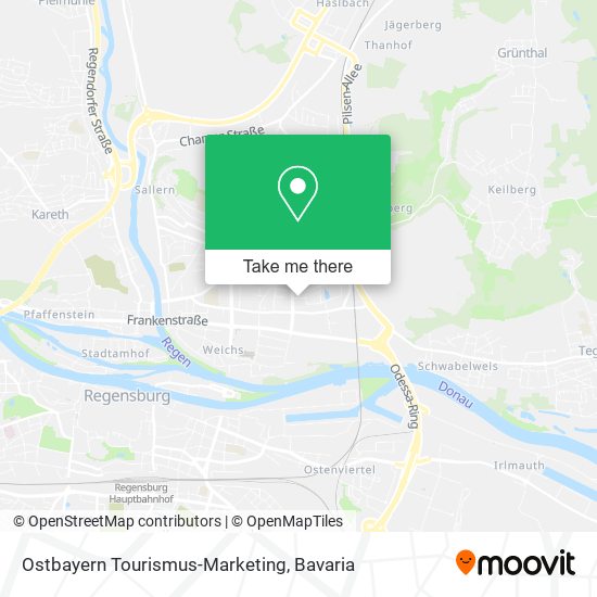 Ostbayern Tourismus-Marketing map