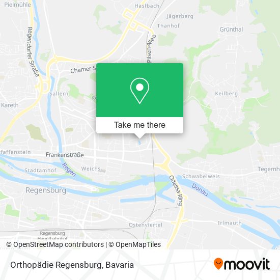 Карта Orthopädie Regensburg