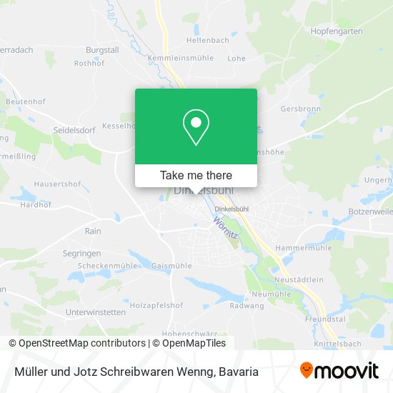 Müller und Jotz Schreibwaren Wenng map