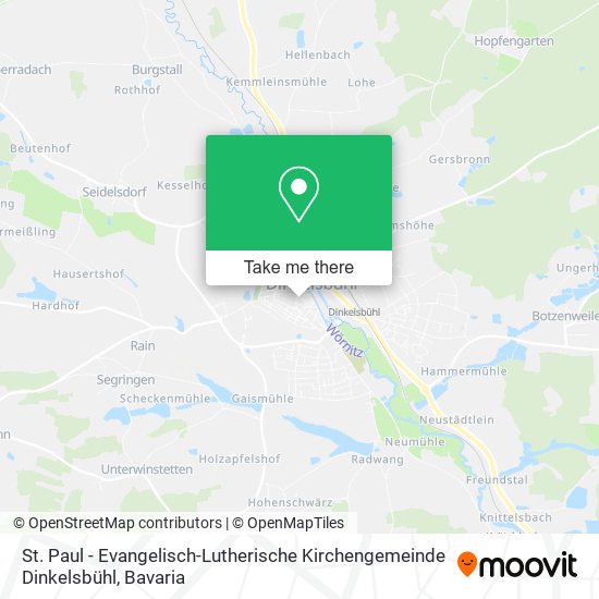 St. Paul - Evangelisch-Lutherische Kirchengemeinde Dinkelsbühl map