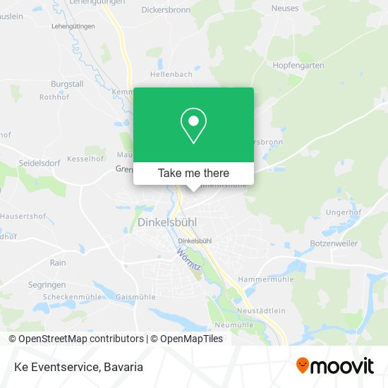 Ke Eventservice map