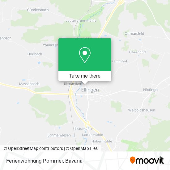 Ferienwohnung Pommer map