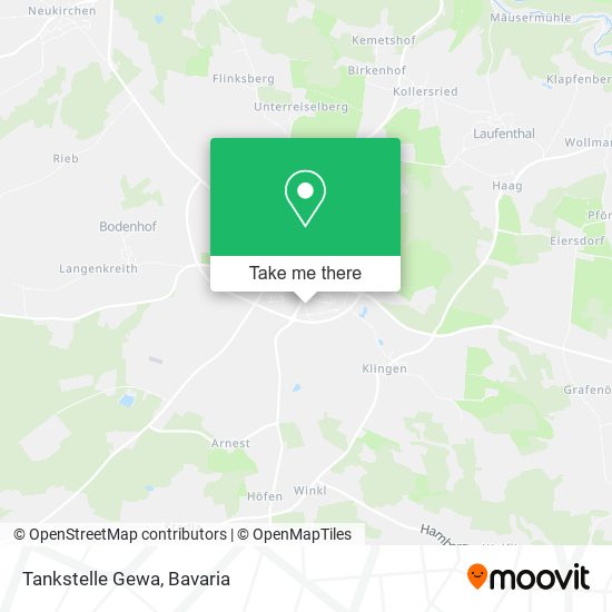 Tankstelle Gewa map