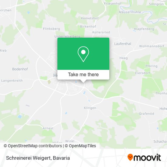 Schreinerei Weigert map