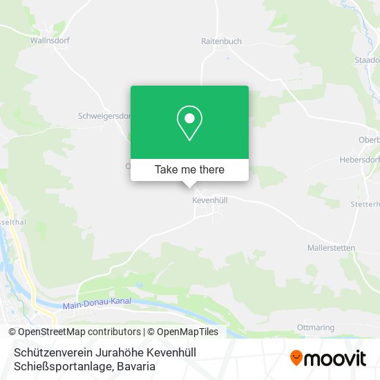 Schützenverein Jurahöhe Kevenhüll Schießsportanlage map