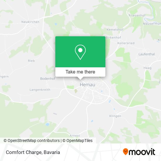 Comfort Charge map