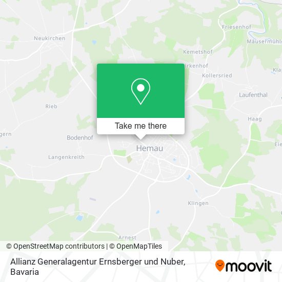 Allianz Generalagentur Ernsberger und Nuber map