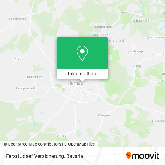 Карта Ferstl Josef Versicherung