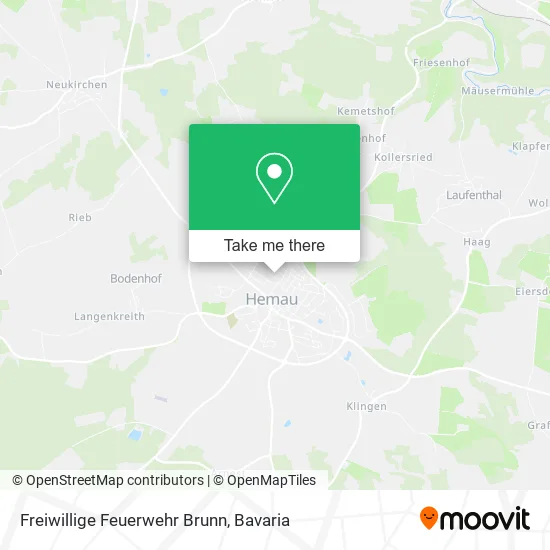 Карта Freiwillige Feuerwehr Brunn