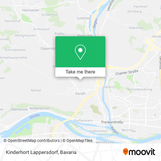 Kinderhort Lappersdorf map