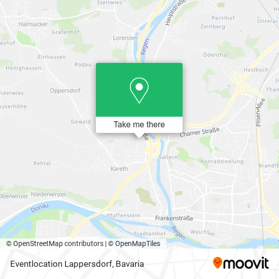 Карта Eventlocation Lappersdorf