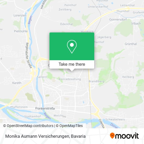 Monika Aumann Versicherungen map