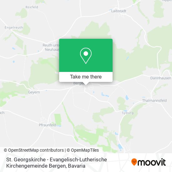 St. Georgskirche - Evangelisch-Lutherische Kirchengemeinde Bergen map