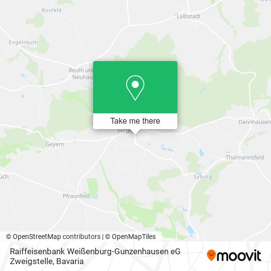 Raiffeisenbank Weißenburg-Gunzenhausen eG Zweigstelle map