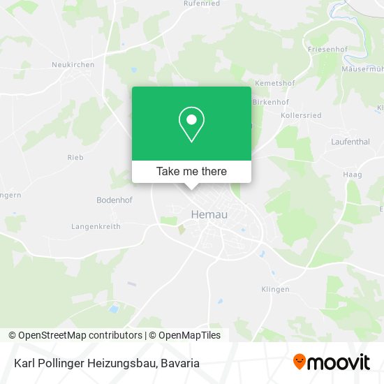 Карта Karl Pollinger Heizungsbau
