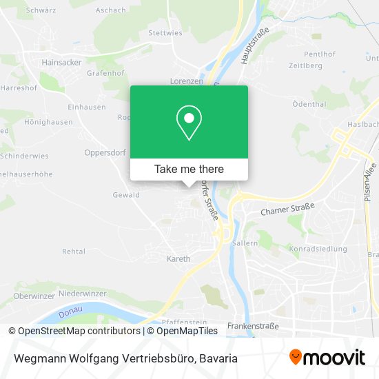 Wegmann Wolfgang Vertriebsbüro map