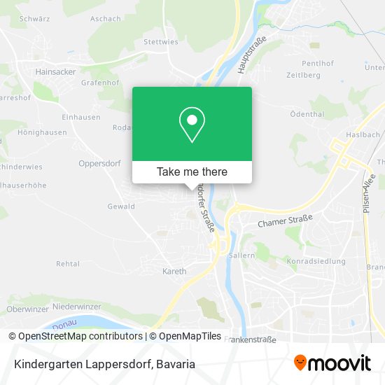 Карта Kindergarten Lappersdorf