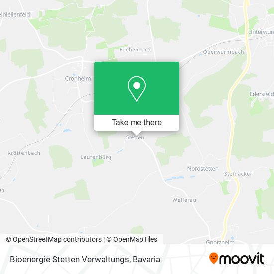 Bioenergie Stetten Verwaltungs map