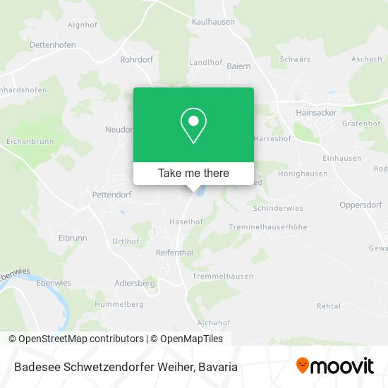Badesee Schwetzendorfer Weiher map