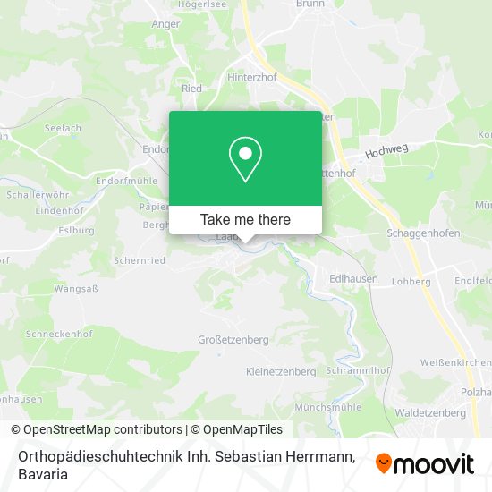 Orthopädieschuhtechnik Inh. Sebastian Herrmann map